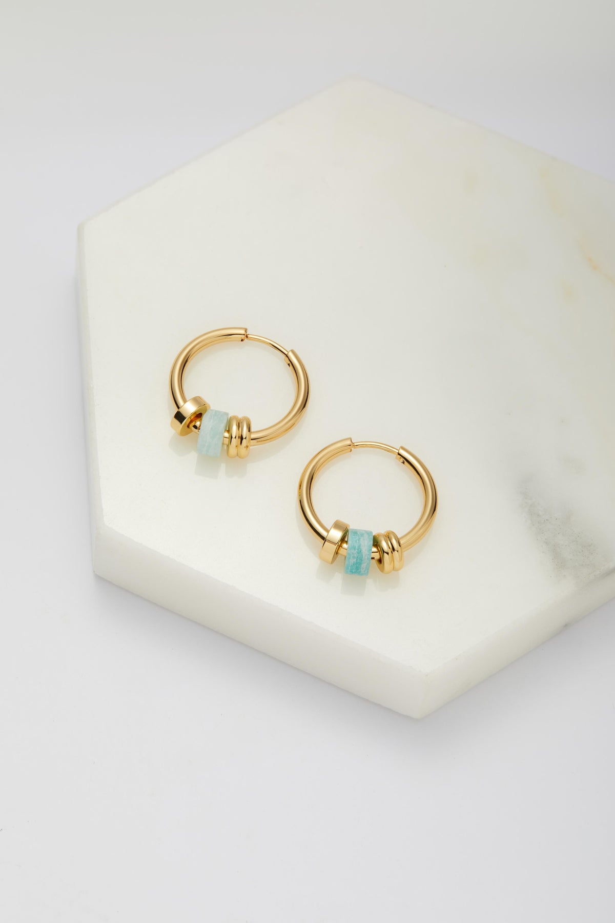 Amina Hoop Sea Gold