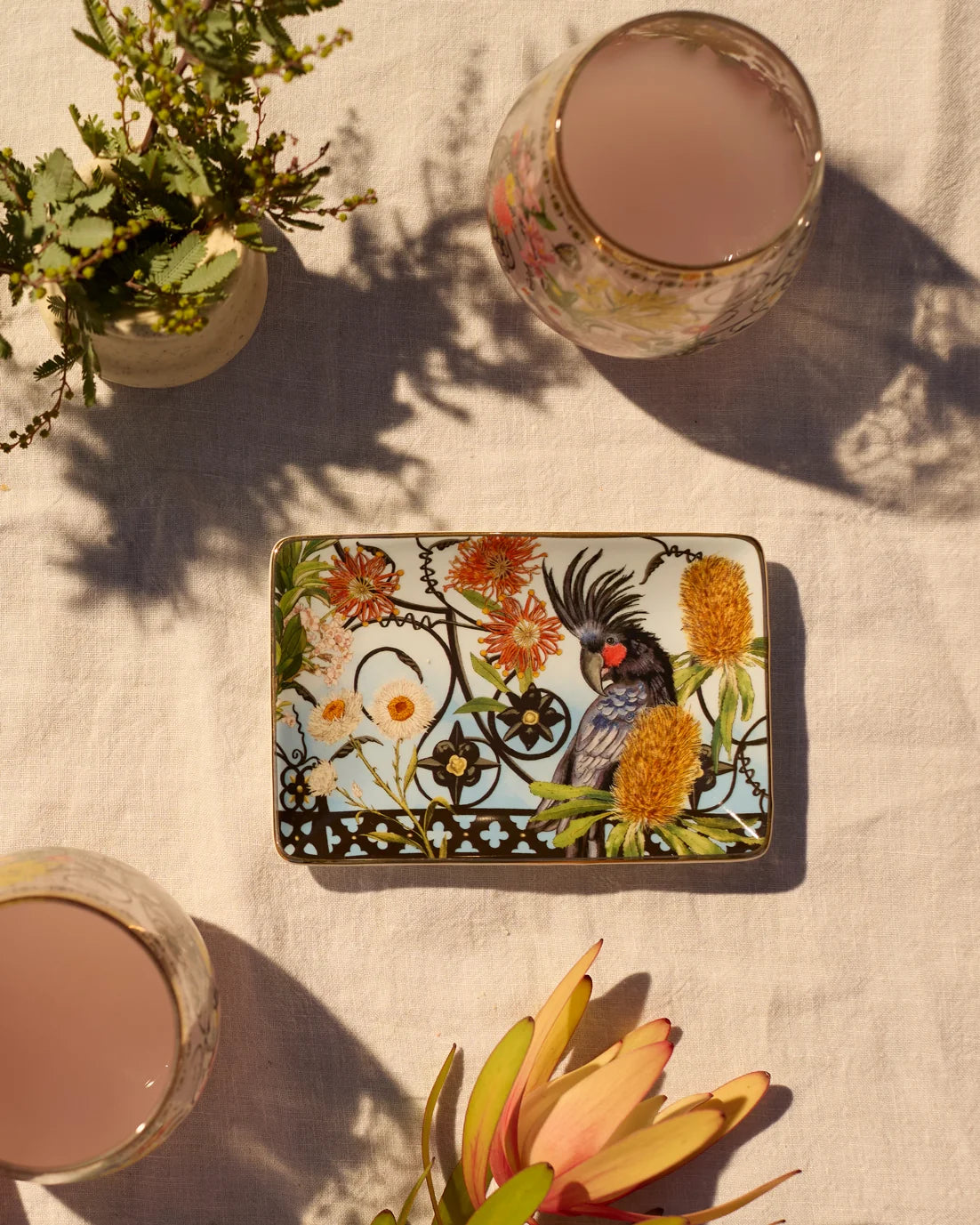 Rectangle Trinket Tray Royal Botanic Gardens CN-LL23