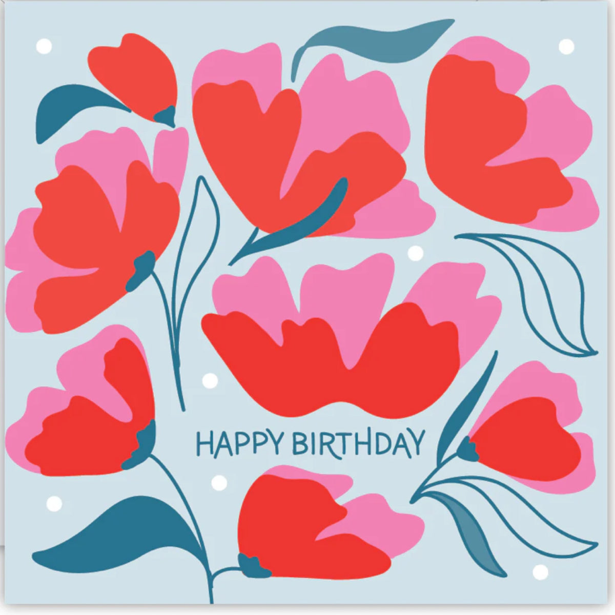 Happy Birthday Floral