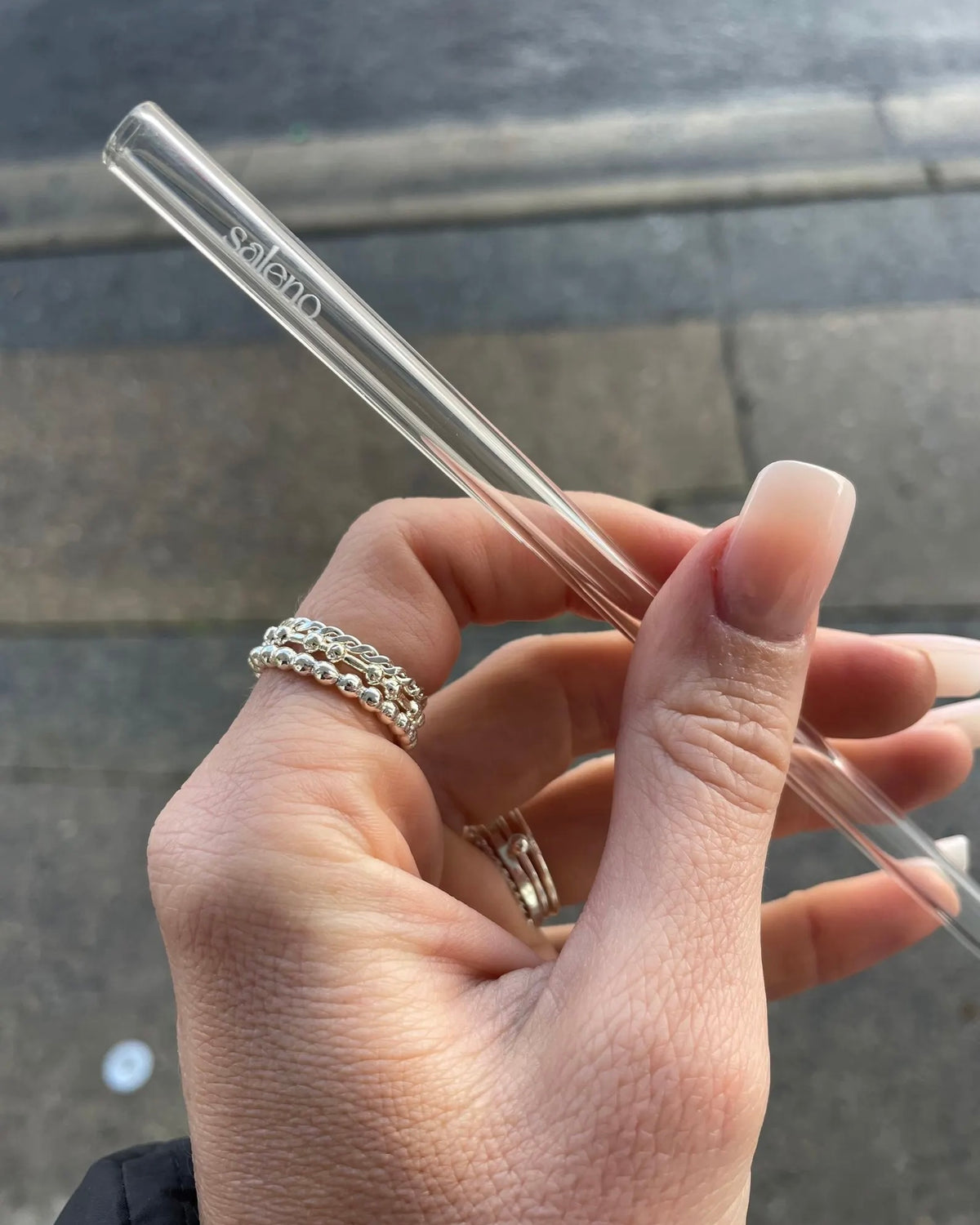 Saleno Glass Straws - Set of 3