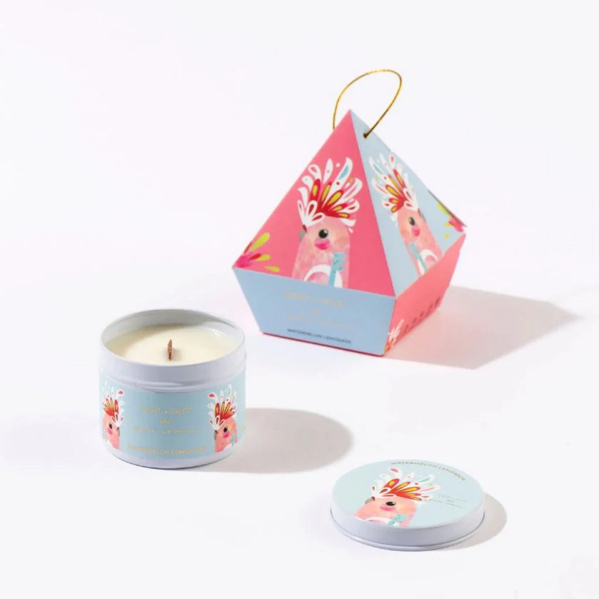Pete Cromer Watermelon Lemonade Travel Tin Candle
