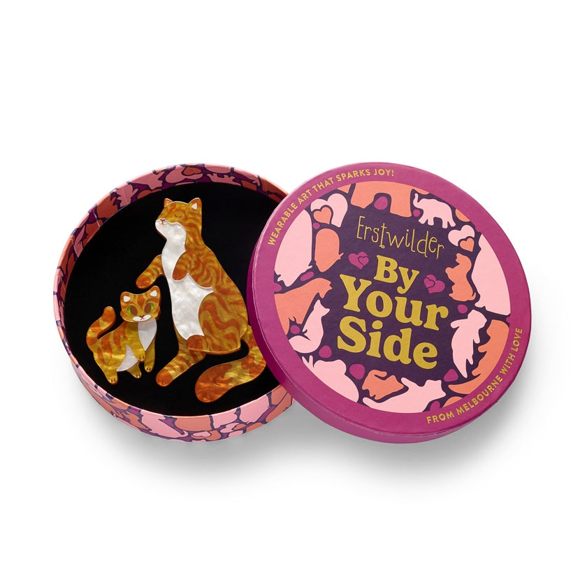 Erstwilder Purrfect Harmony Brooch Pair