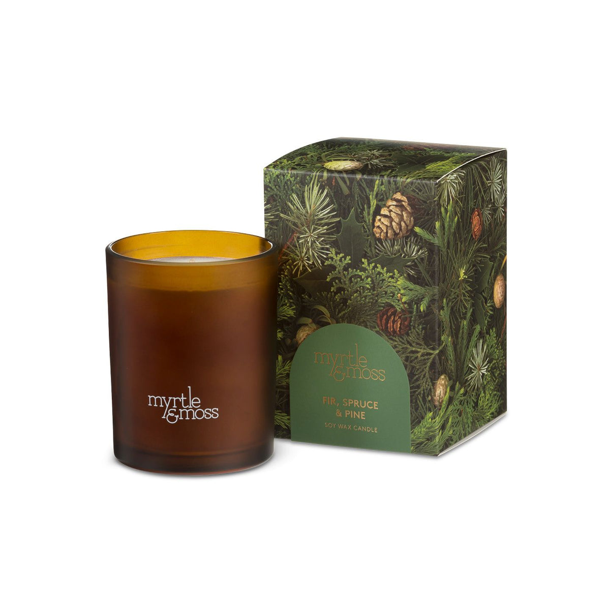 Fir, Pine & Spruce Christmas Candle unboxed