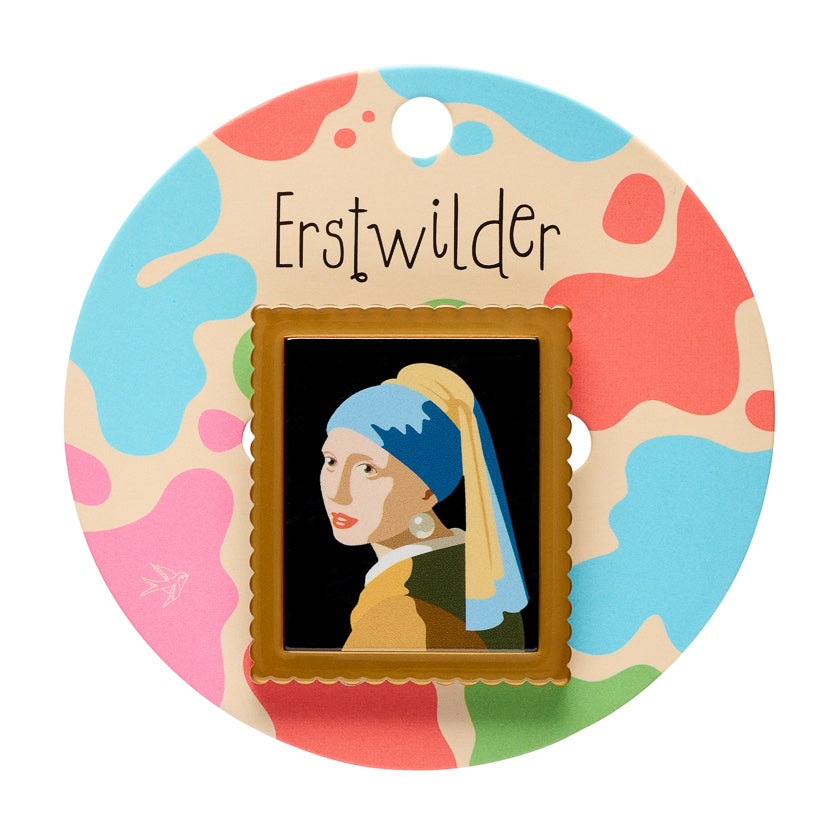 Erstwilder Vermeer Simplified Mini Brooch