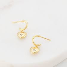 Boston Hoop Gold Earrings