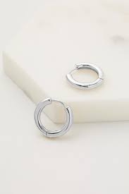 Kendall Hoop Medium Silver 6419