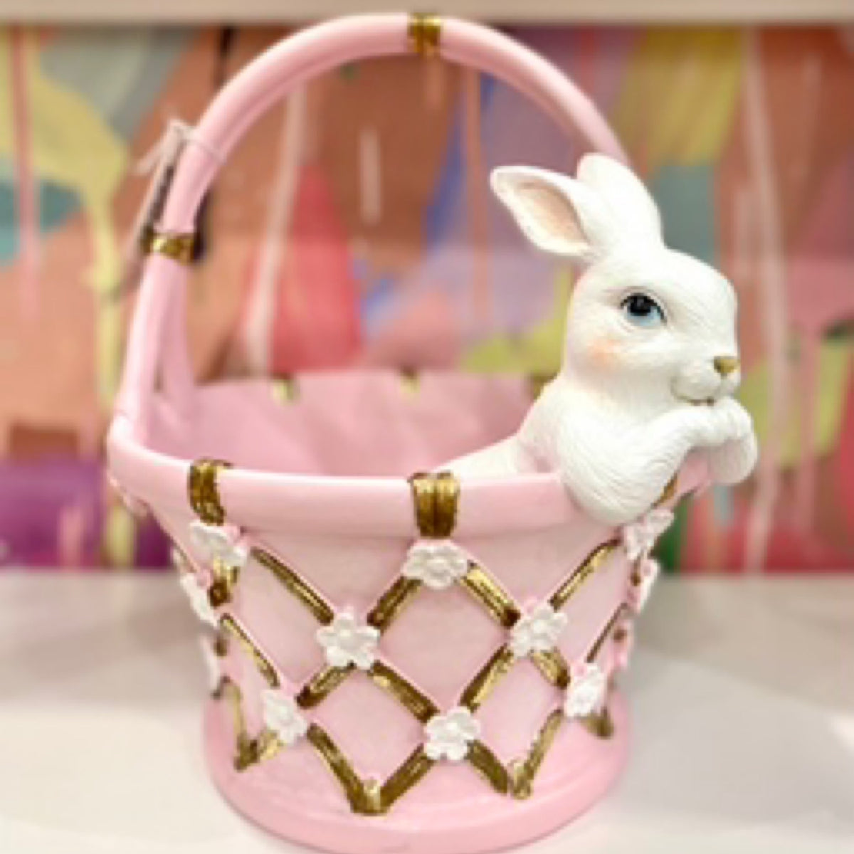 Deluxe Bunny in Basket
