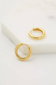 Kendall Hoop Medium Gold 6418