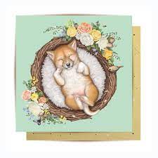 La La Land Nested Baby Dingo Card