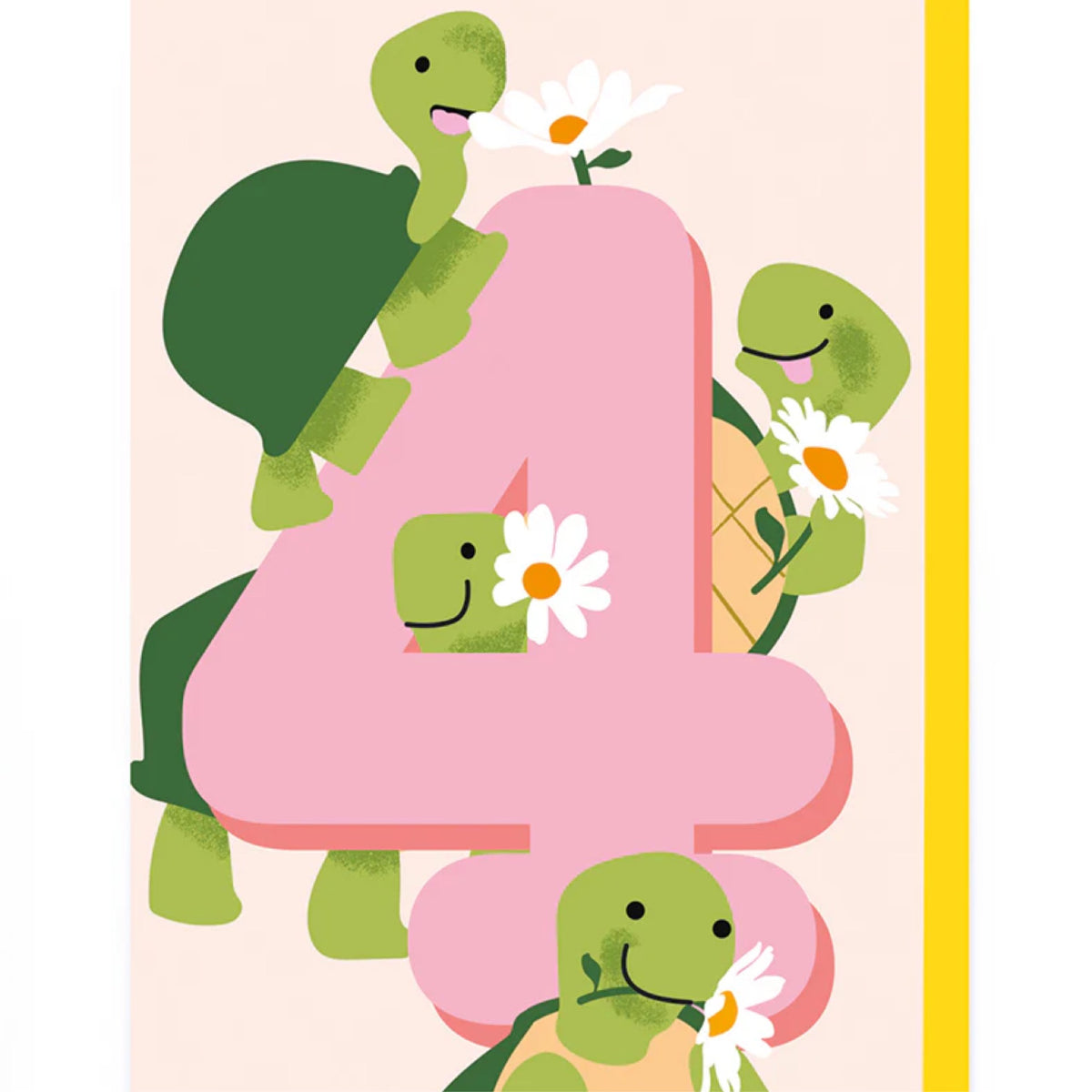 Age 4 Tortoise Card