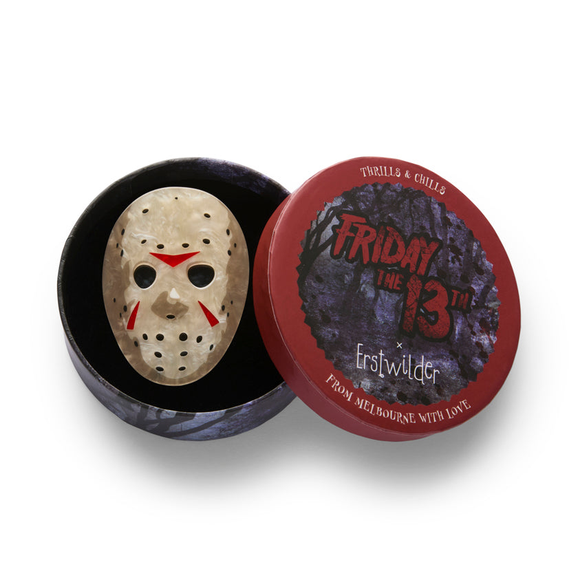 Erstwilder Jason Voorhees Mask Brooch