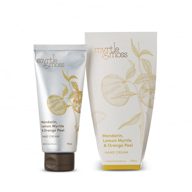 Myrtle and Moss Hand Cream Mandarin Lemon Myrtle and Orange Peel