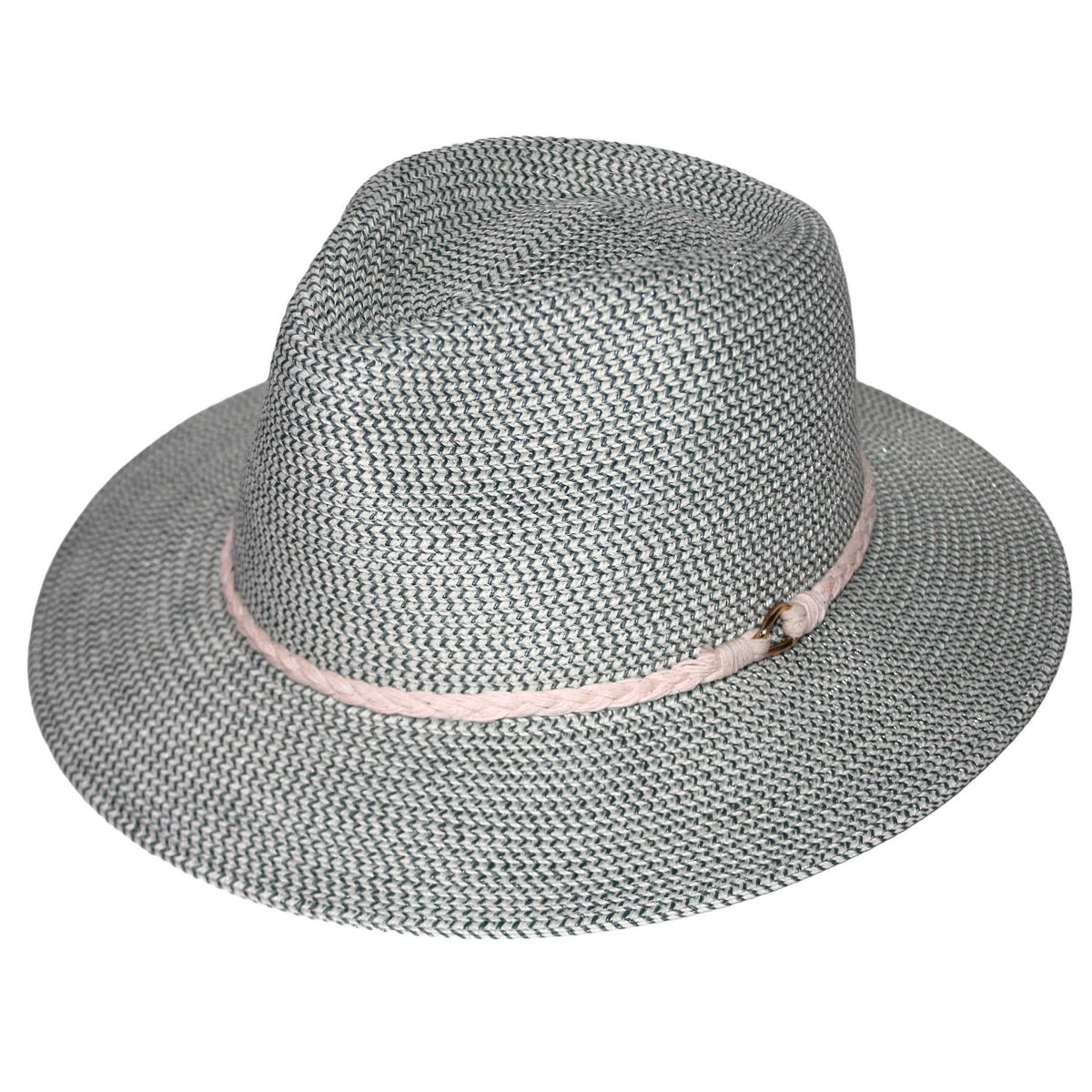 Keely Fedora Seafoam/White - M/L