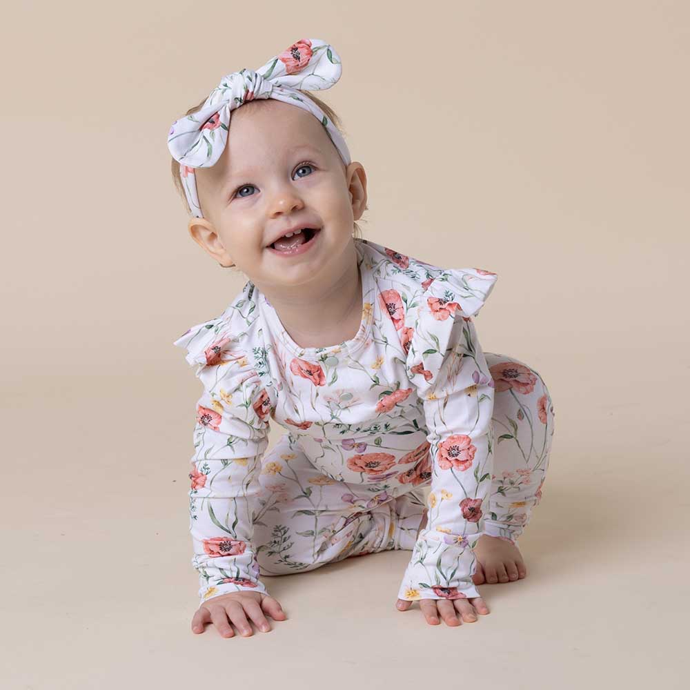 Meadow Organic Growsuit with Frills