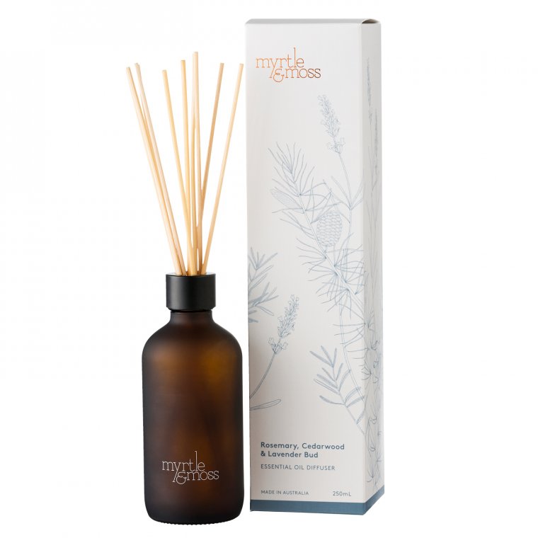 Myrtle and Moss Oil Diffuser Rosemary Cedarwood and Lavender Bud