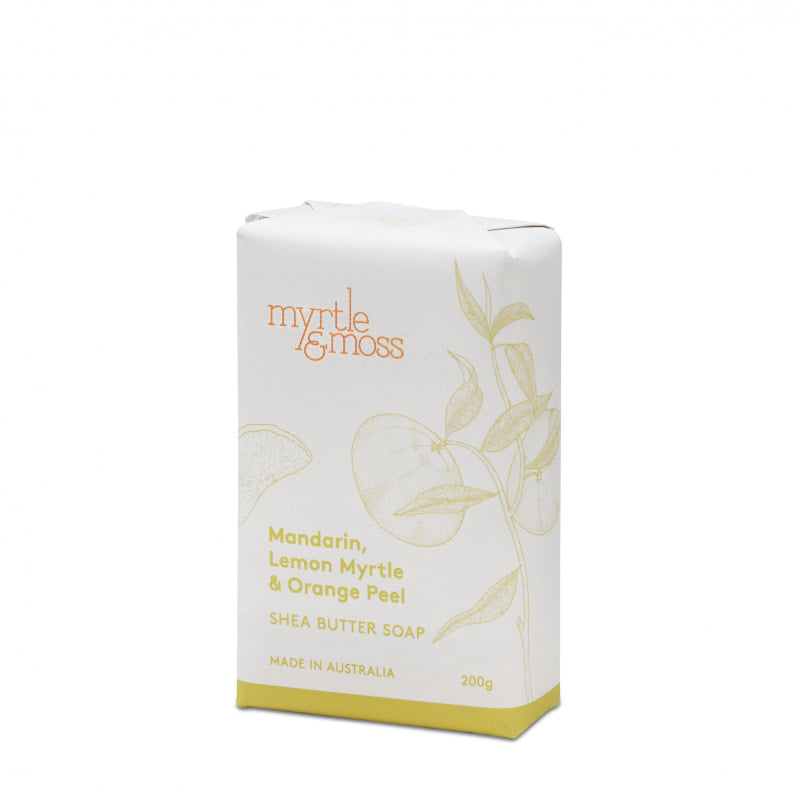 Myrtle and Moss Soap Mandarin Lemon Myrtle and Orange Peel