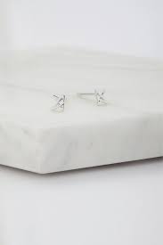 Amelia Stud Earrings Silver 6957