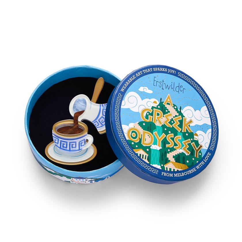 Brosche „Traditionelles Gebräu“