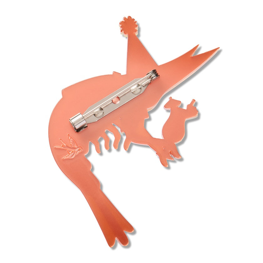 Erstwilder Pascal the Party Prawm Brooch