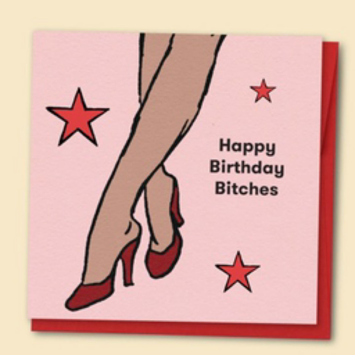 Geburtstagskarte "Alles Gute zum Geburtstag, ihr Schlampen"