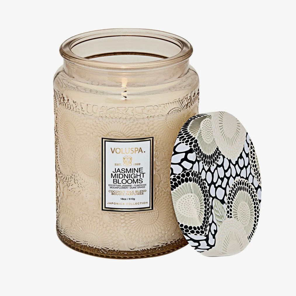 Voluspa Jasmine Midnight Blooms Candle 510g