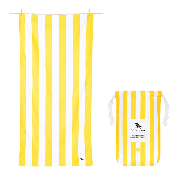 Dock and Bay Quick Dry Towel - Boracay Yellow