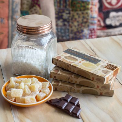 Jasper + Myrtle Ginger & Coconut Dark Chocolate 70g