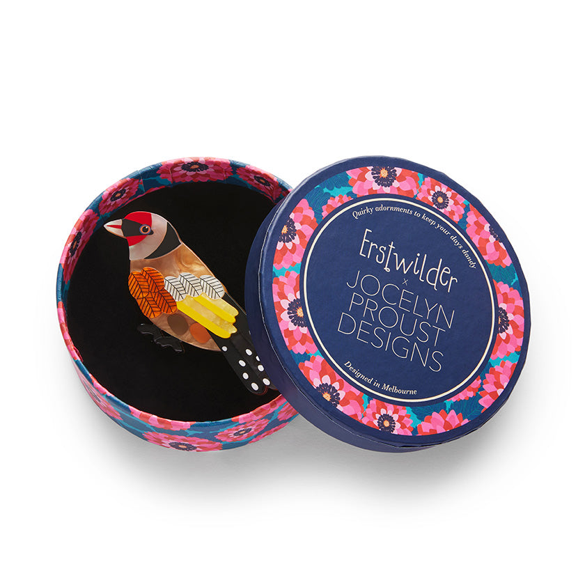 Go For Goldfinch Brooch