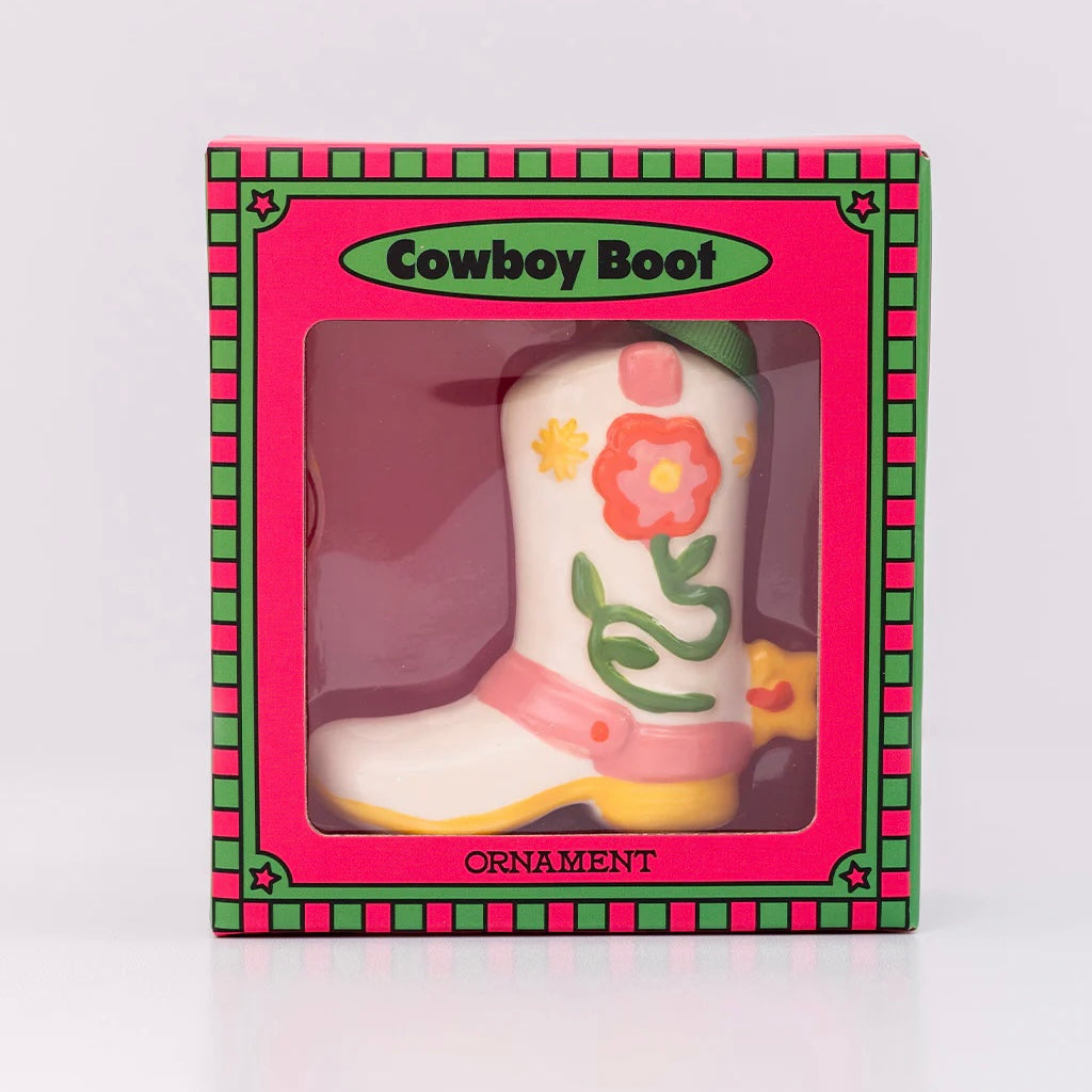 ban.do Cowboy Boot Ornament