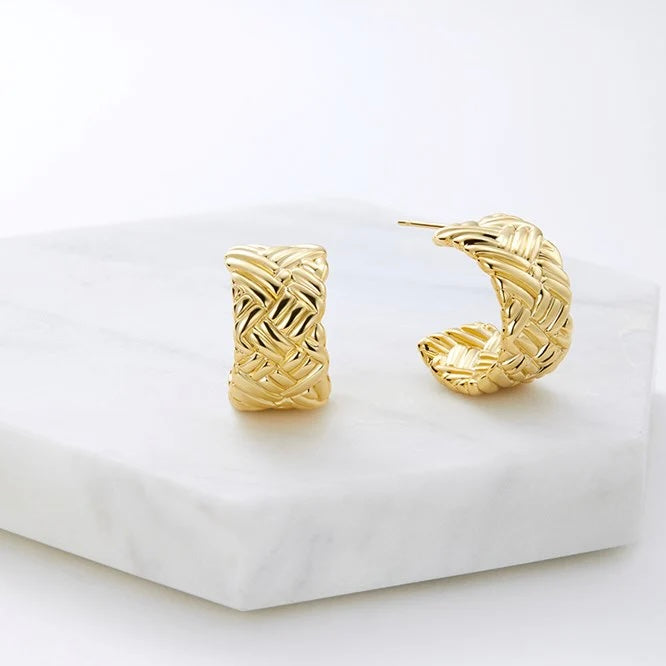 Maisie Hoop Gold 7109