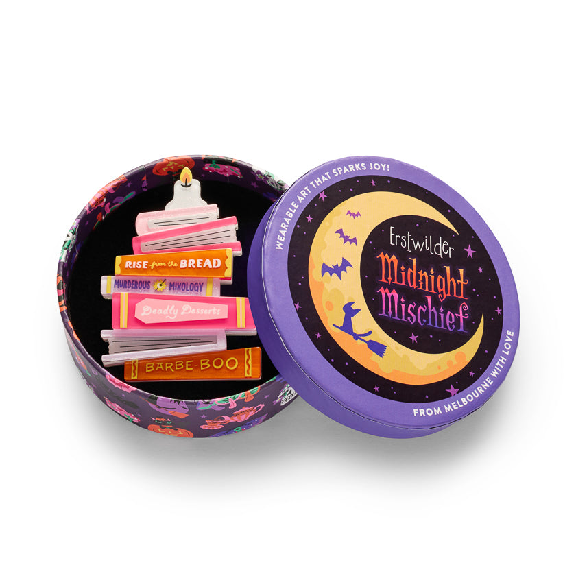 Erstwilder Midnight Library Brooch