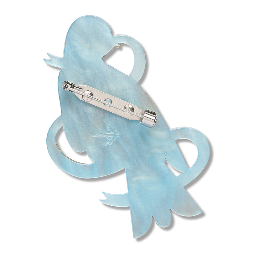 Erstwilder Blue Ribbon Days Brooch