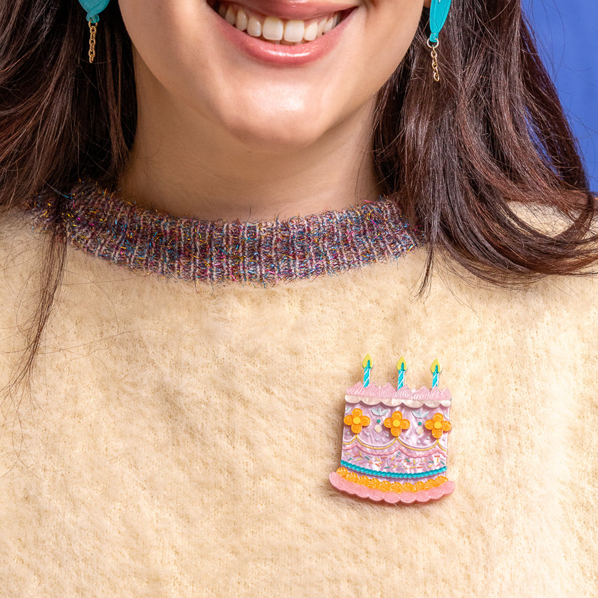 Erstwilder Hip Hip Hooray Brooch