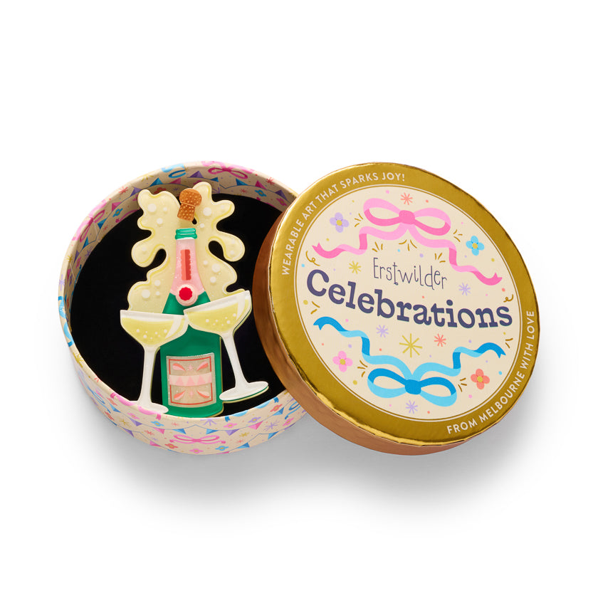 Erstwilfer Raise a Glass Brooch