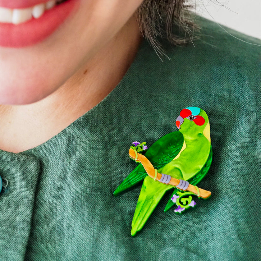 Erstwilder Musk Lorikeet Brooch