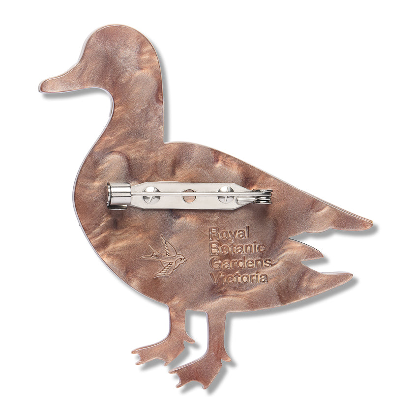 Erstwilder Pacific Black Duck Brooch