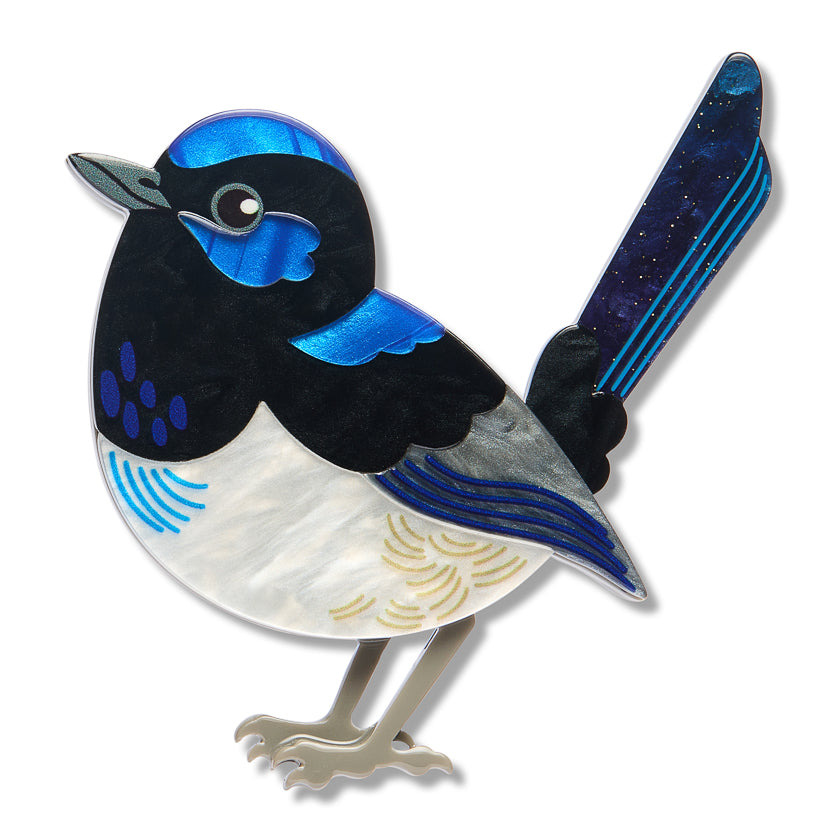 Erstwilder Superb Fairy Wren Brooch