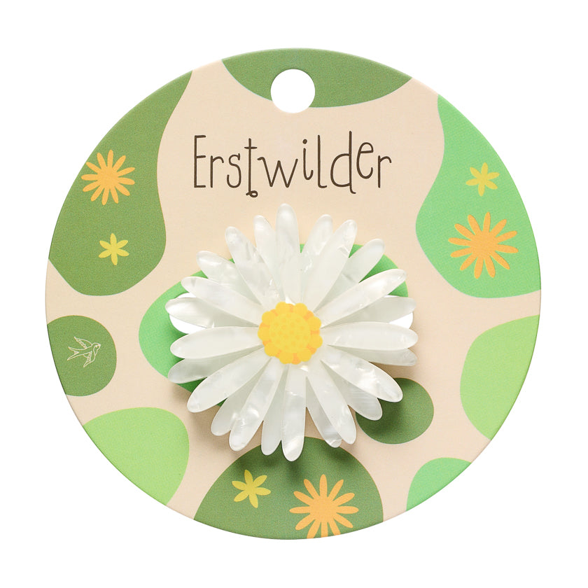 Erstwilder Cut-Leaf Daisy Simplified Mini Brooch
