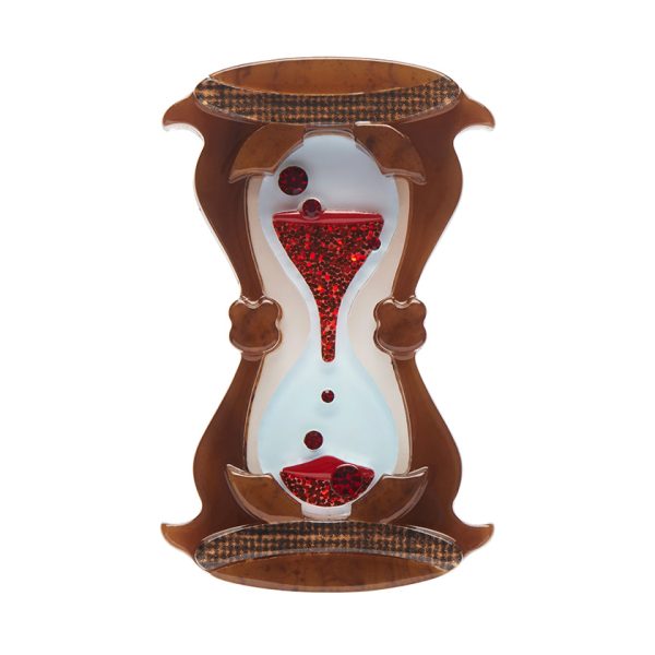 Erstwilder The Wizard of Oz Hourglass Brooch