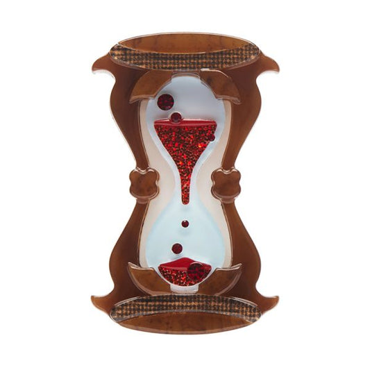 Erstwilder The Wizard of Oz Hourglass Brooch