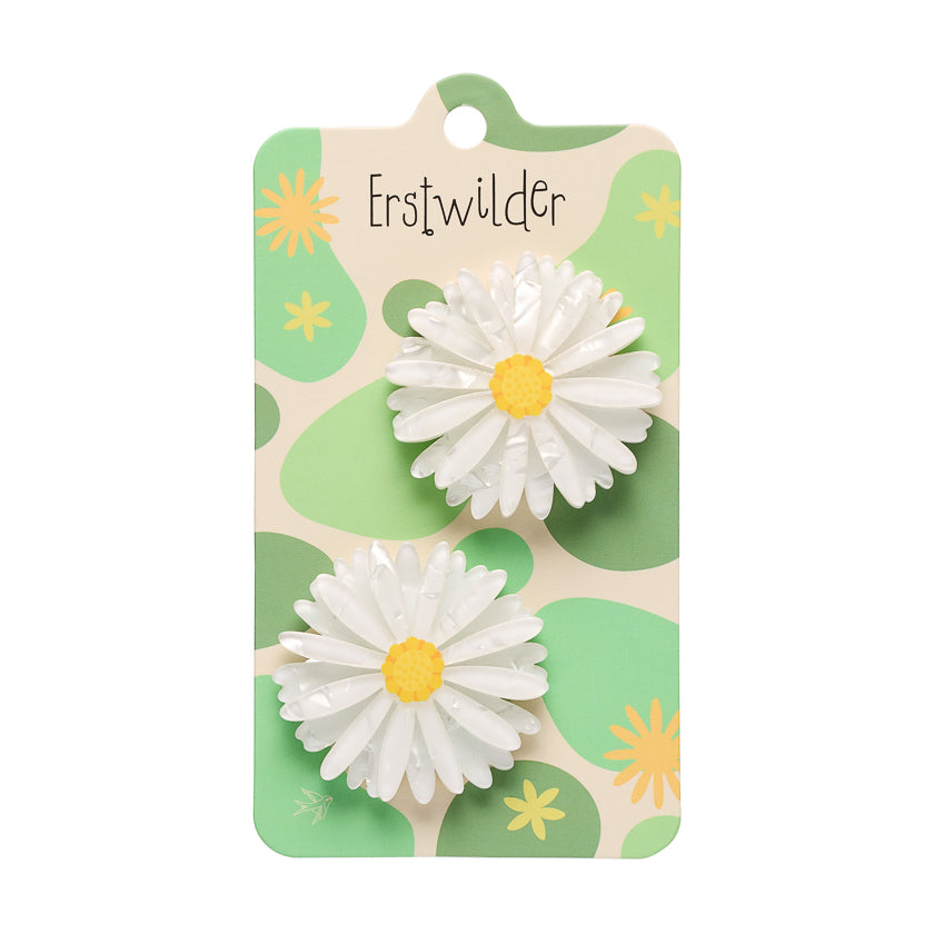 Erstwilder Cut-leaf Daisy Hair Clips - 2 Piece