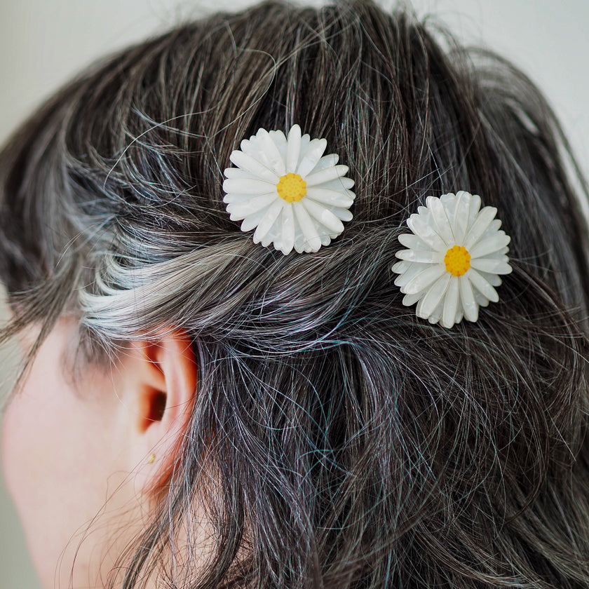 Erstwilder Cut-leaf Daisy Hair Clips - 2 Piece