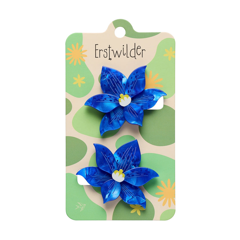 Erstwilder Spotted Sun-Orchid Hair Clips - 2 Piece