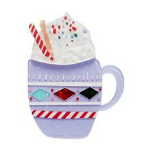 Erstwilder Christmas Cocoa Brooch
