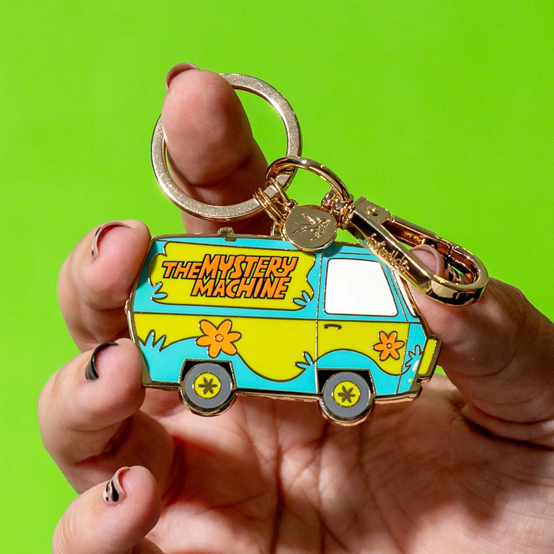Mystery Machine Enamel Key Ring