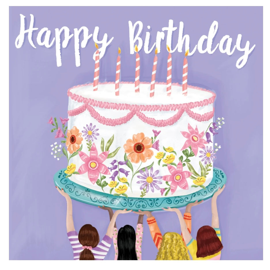 Friends and Cake Mini Card MC-LL121
