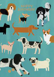 Roger La Borde Happy Birthday Hunde GCN 411