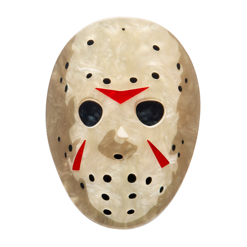 Erstwilder Jason Voorhees Mask Brooch