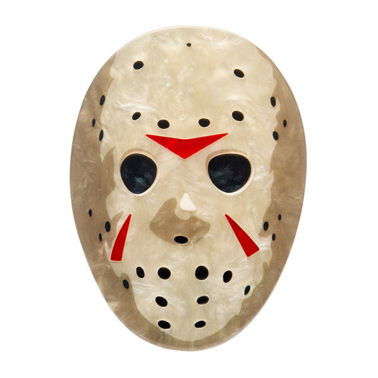 Erstwilder Jason Voorhees Mask Brooch