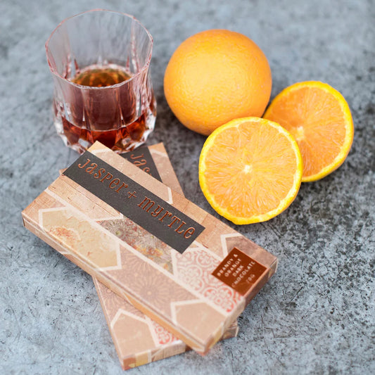 Jasper + Myrtle Brandy & Orange Dark Chocolate 70g
